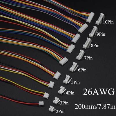 10SeTS Mini MiCro JST 2.0 PH Male FeMale ConneCTor 2//4/5/6