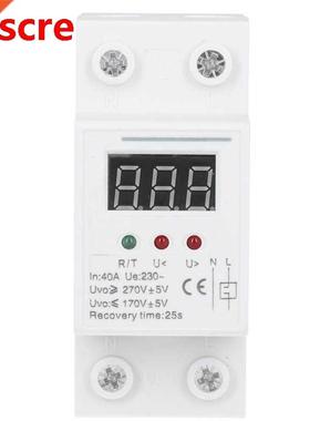 Digital Display Voltage Protector Self Recovery Automatic Re