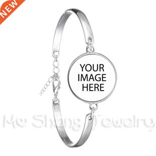 Personlized Custom Brcelets Photo Mum Dd Bby Children G