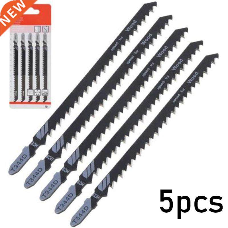 5pcs T344D 6T T-Shank Jigsaw Blades Cutter For Wood Plastics