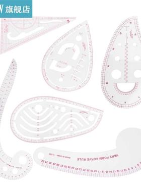 6PCs Clothing Ruler Sewing Tool Set Multifunctional Lightwei