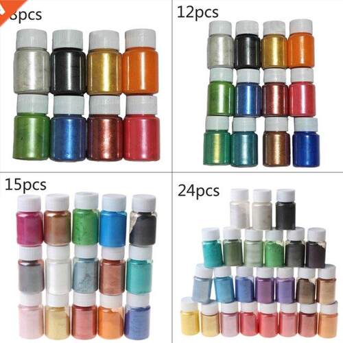 1 Set Pearlescent Mica Powder Epoxy Resin Dye Pearl Pigment