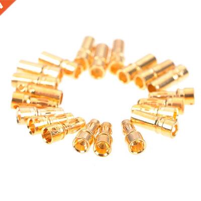 10Pair 3.5mm Gold-plated Bullet Banana Plug Connector For RC