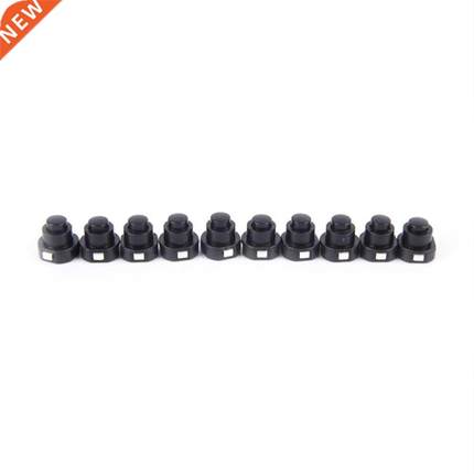 Torch Part Round Push Button Switch 10mm x 10mm (D*H) 10PCS