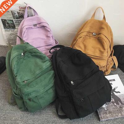 Vintage Casual Backpack Women Travel Bag 2021 Fashion High C