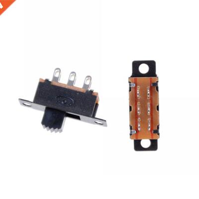 10 Pcs 2 Position DPDT 2P2T Panel Mount Vertical Slide Switc