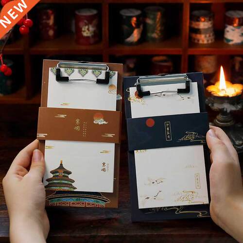 Clipboard Note Paper Retro Board Clip Memo Paper Folder Pads