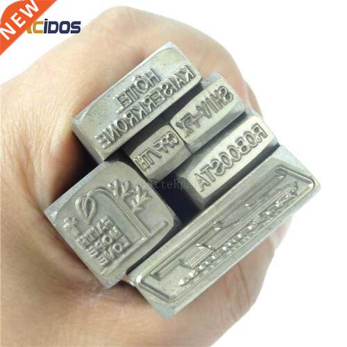 Customized Jewelry Design number stamp letters Steel word