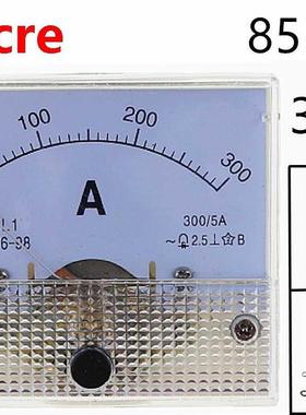 1PCS 85L1 300A AC Panel eter Analog Panel Aeter Dial Curr