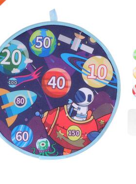 1 Set Children Sticky Ball Toys Cartoon Dart Board Throwing