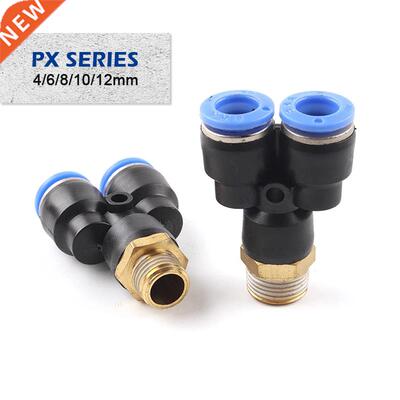 Pneumatic Air Quick Connector Fitting PX 4mm 6mm 8mm 12mm Th