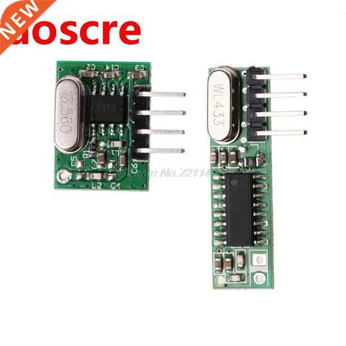 1 Set Superheterodyne RF Transmitter+Receiver Module Kit For