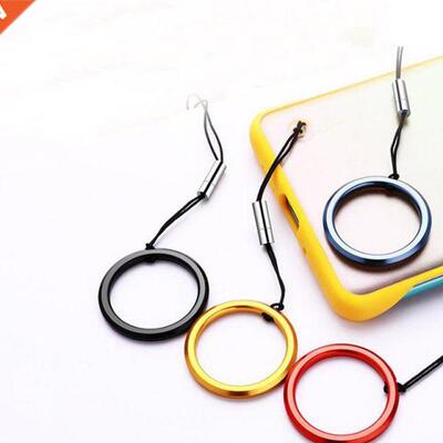 Metal Silicone Wrist Lanyard Mobile Phone Chain Straps Ring