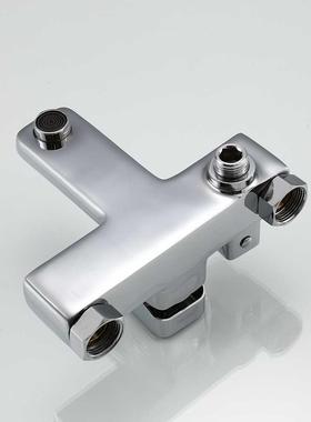 Wall Mounted Square Shower Faucet Bathroom Cold & Hot Wa