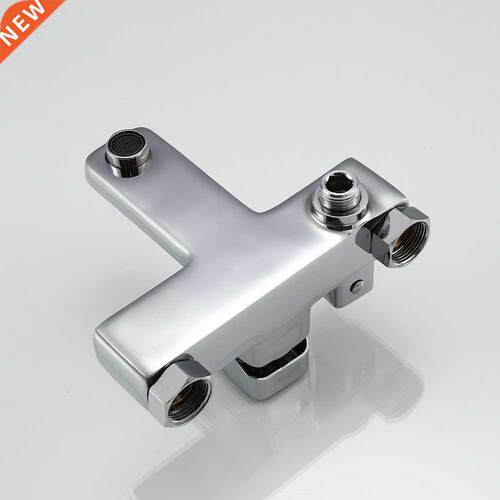 Wall Mounted Square Shower Faucet Bathroom Cold & Hot Wa