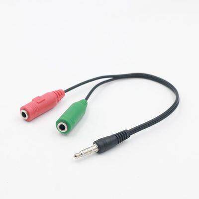 Adapter Cable Y Spliter Cable Headphone Microphone Stereo Au