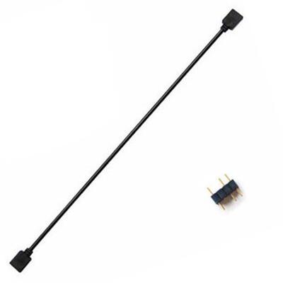 Fan Splitter Adapter Cable Sleeved Braided Y Splitter Comput