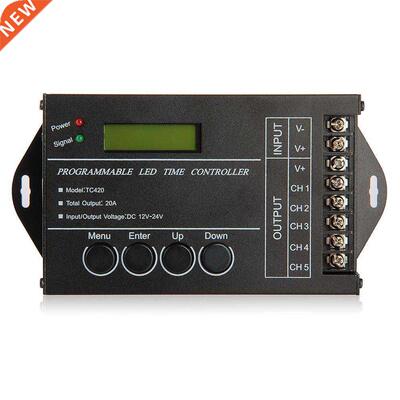20A Programmable Controller Tmer DC12-24V LED RGB / Sngle-