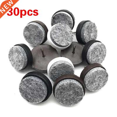 30pcs/pack Felt Foot Pad Skid Glide Nail Protector Furniture