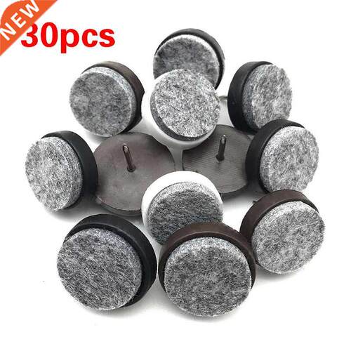 30pcs/pack Felt Foot Pad Skid Glide Nail Protector Furniture