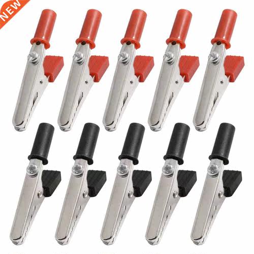 10A Handle electrical crocodile alligator clips