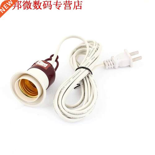 US Plug AC 110-220 V Shell Power Wired Lamphouder E27 118 In