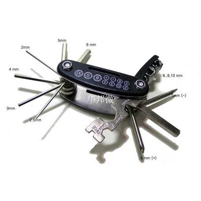 Multi-function 15 In 1 Usage Portable Bicycle Repair Tools K