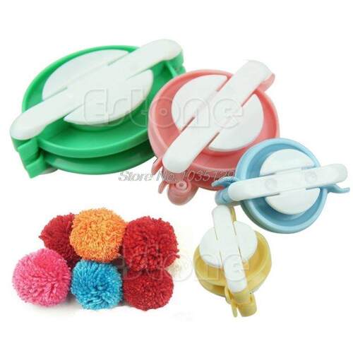 Pompon Set Appareil Bommel Pom Pom Maker Clover Fluff Ball W