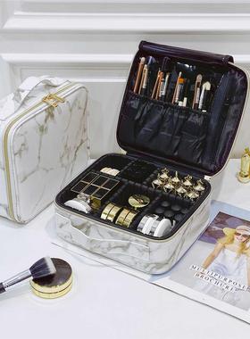 NEW Pu Professional Toiletry Bag With partition Cosmetic Bag