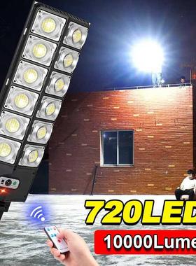 10000LM Solar Led Light Outdoor 720LEDs Solar Lamp Waterproo