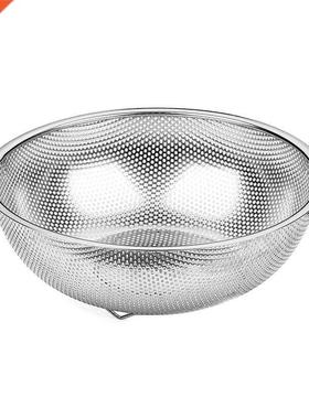 Stainless Steel Micro-Perforated Colander Kitchen Strainer S