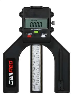 GemRed Professional Portable Digital Depth Gauge 0-80mm Dept