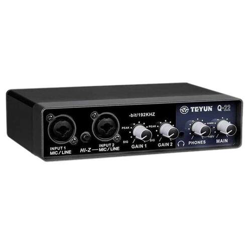 Q-22 Sound Card Professional HiFi AD and DA Converters with