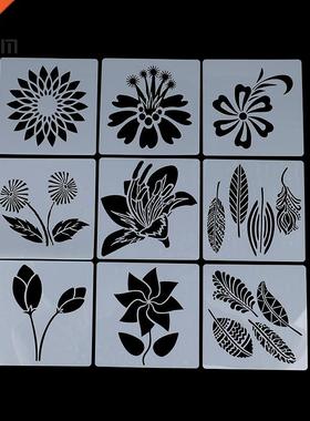 Stencil For Walls Craft Variety Flowers Painting Scrapbookin