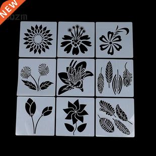 Stencil For Walls Craft Variety Flowers Painting Scrapbookin