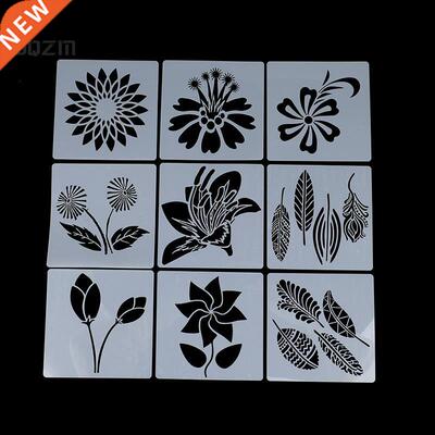 Stencil For Walls Craft Variety Flowers Painting Scrapbookin