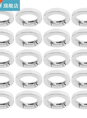 Buckles Oval Spring Buckle Alloy Silver Snap Hooks Clip for