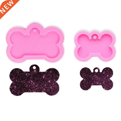 2 Sizes DIY Silicone Bone Shape Pendant Resin Mold DIY Dog T