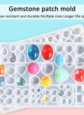 Cabochon Gem Jewelry Silicone Mould Epoxy Resin Earring Pend