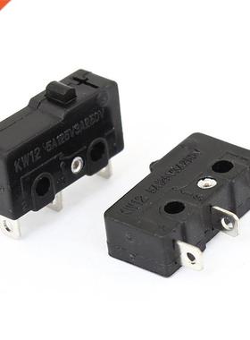 Black Button Actuator Limit Micro Switch 2 Pieces