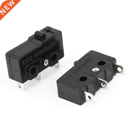 Black Button Actuator Limit Micro Switch 2 Pieces