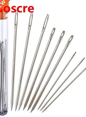 10PCS Leather Hand Sewing Needles Large Eye Stitching Needle