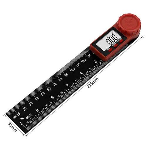 200mm Digital Angle Inclinometer Angle Measure Meter Electro