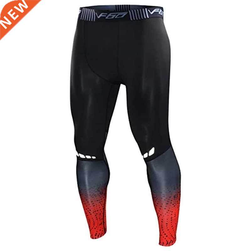 Mens Compression Pants Quick Dry Fit Men Leggings Fitness Ru