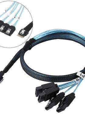 XT XINTE MINI SAS 8P SFF 8654 to 4 X SATA Server Data Tran