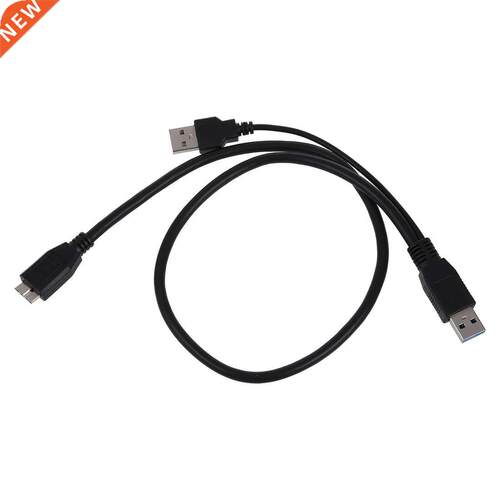 USB 3.0 Y-Cable Y Cable Micro Type B Male to Standard Type A