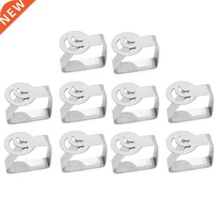 10 Pcs Stanless Steel Table Cloth Clp Promenade Round Tabl
