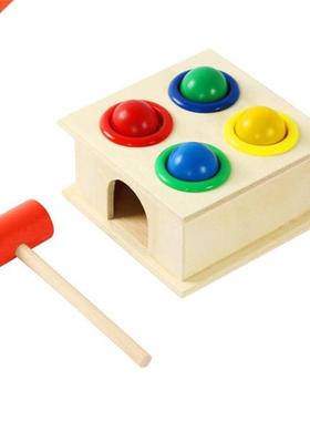 Hammering Pounding Toys Wooden Educational Toy Birthday Gift