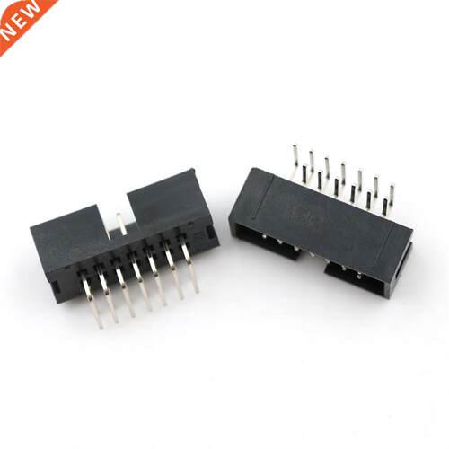 10pcs 14Pin Simple Horns Socket DC Right Angle Pin Bend 2.