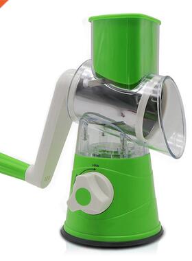 3 In 1 Manual Rotary Cheese Grater, Handheld Shredder Slicer